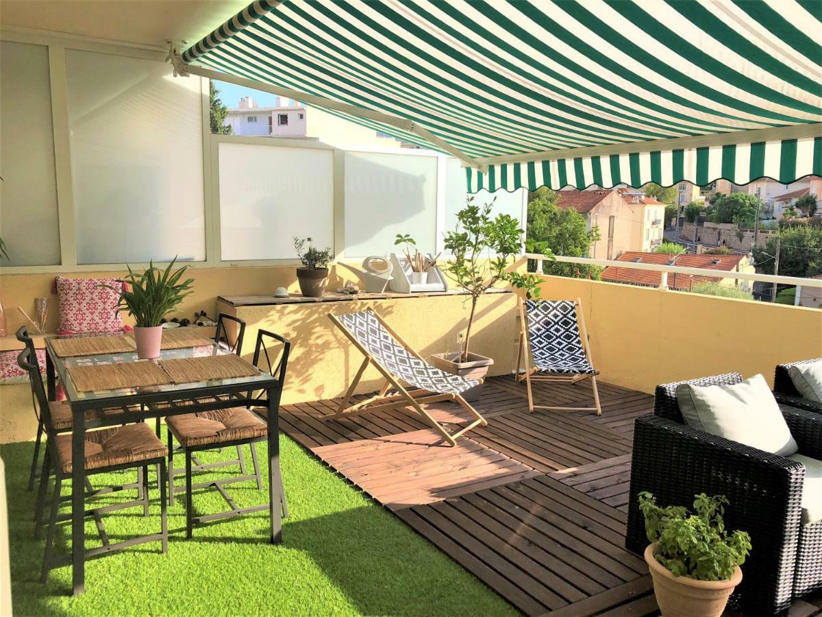 Appartement Cosy Calme Central-Terrasse Proche Palais Канны Экстерьер фото